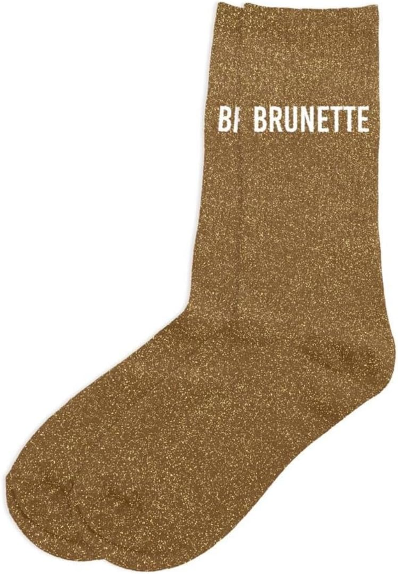 Chaussette à Paillette Brunette Marron – Image 3