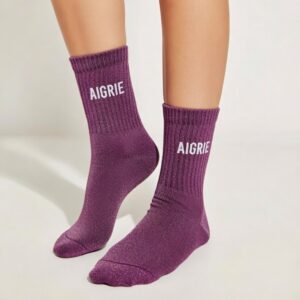 Chaussette à Paillette Aigri Violette