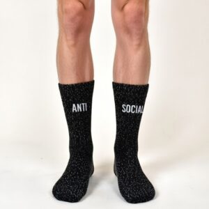 Générique Chaussettes Paillettes Duo anti Social