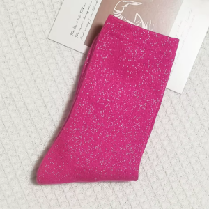 Chaussette à Paillette Rose – Classique
