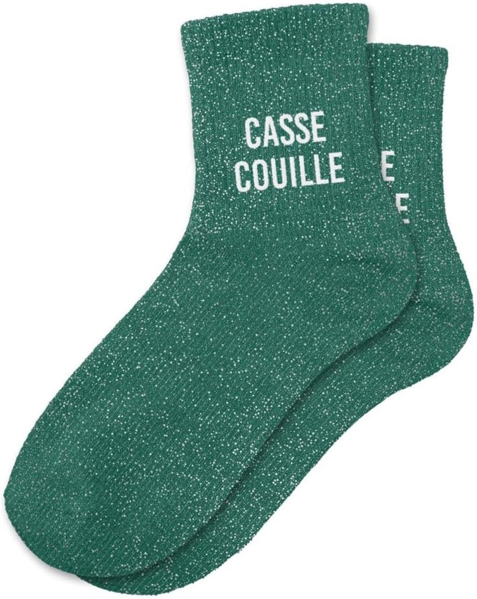 Chaussette à Paillette Casse Couille Verte – Image 4