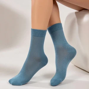 Chaussette à Paillette Bleu – Classique