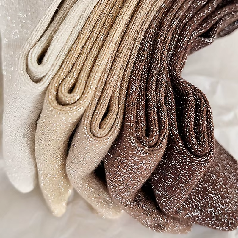 Chaussette à Paillette Mi-Hautes Rétro – Lot de 5 – Image 4