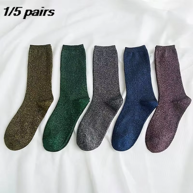 Chaussette à Paillette mi-hautes – Lot de 5 – Image 4