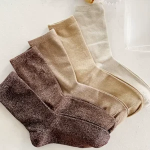 Chaussette à Paillette Mi-Hautes Rétro – Lot de 5​