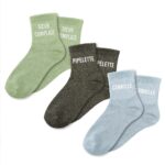 Chaussettes à paillettes noir « Coffret Trio Soeur Complice »