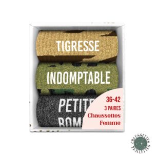 Chaussette à Paillette Coffret Trio Tigresse