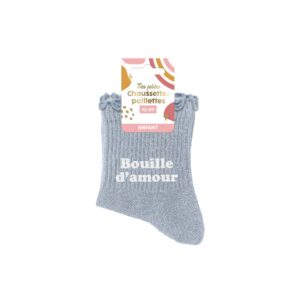Chaussette à Paillette Enfant Bouille D Amour 3-6Ans Fille