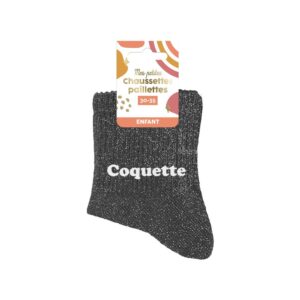 Chaussette à Paillette Enfant Coquette 6-10Ans Fille