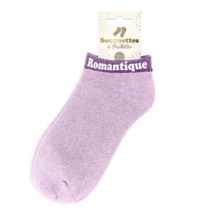 Socquette à Paillette Romantique