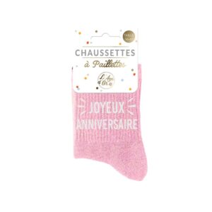 Chaussette à Paillette Anniversaire