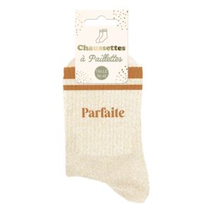 Chaussette à Paillette A Bandes Parfaite