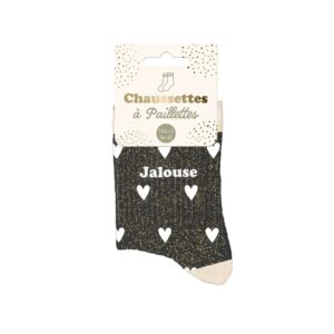 Chaussette à Paillette Cœurs Jalouse