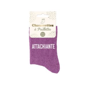 Chaussette à Paillette Attachiante