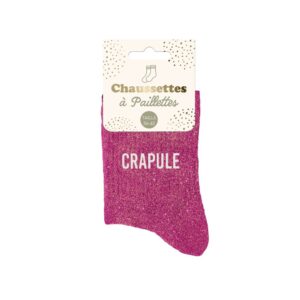 Chaussette à Paillette Crapule