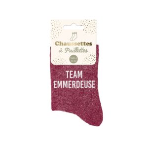 Chaussette à Paillette Team Emmerdeuse