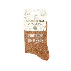 Chaussette à Paillette Fouteuse De Merde