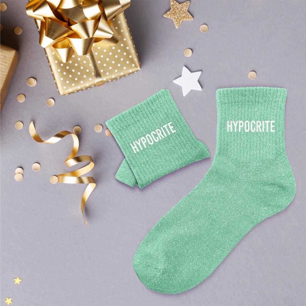 Chaussettes paillettes hypocrite — Chaussettes à Paillettes