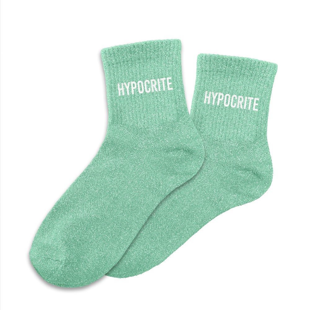 Chaussettes paillettes hypocrite — Chaussettes à Paillettes
