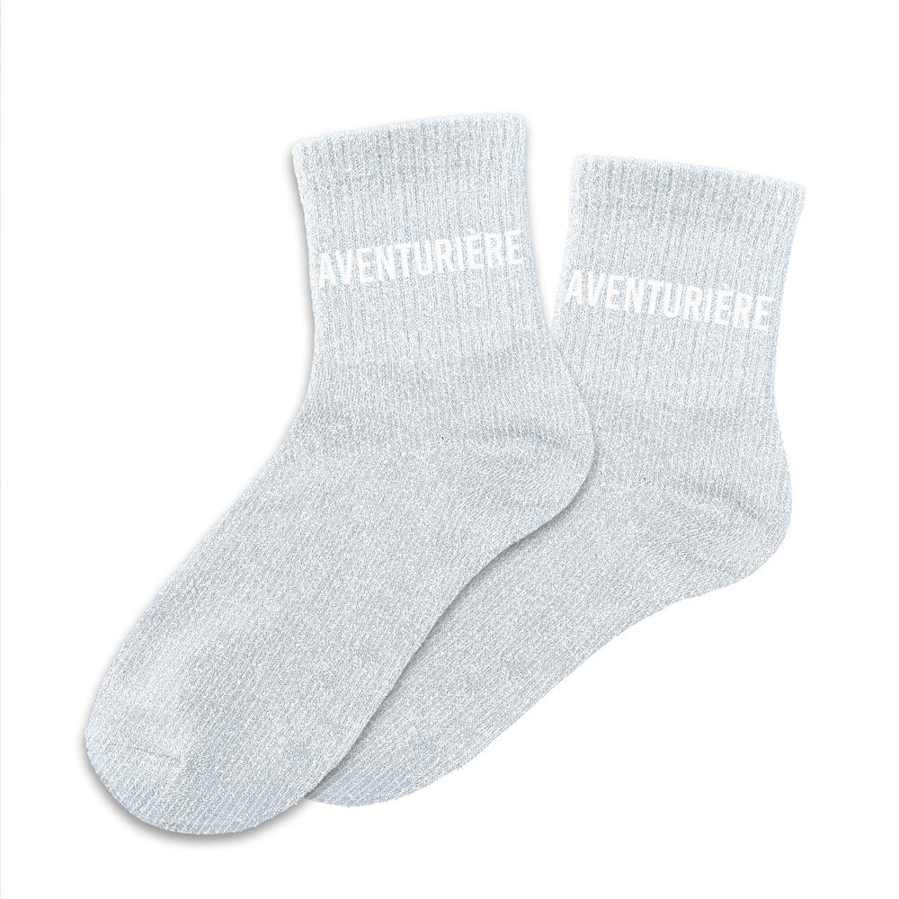 Chaussettes paillettes aventuriere — Chaussettes à Paillettes
