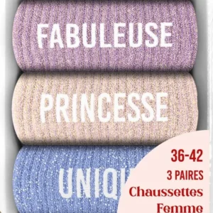 Chaussettes à paillettes lot​