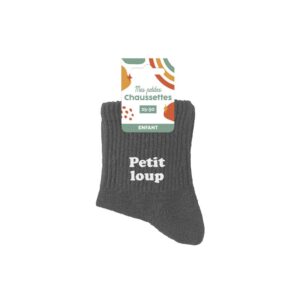 Chaussette Enfant Petit Loup 3-6Ans Garçon