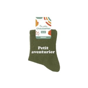 Chaussettes enfant petit aventurier 3-6ans garcon