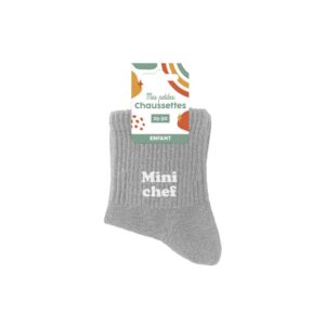 Chaussettes enfant mini chef 3-6ans garcon