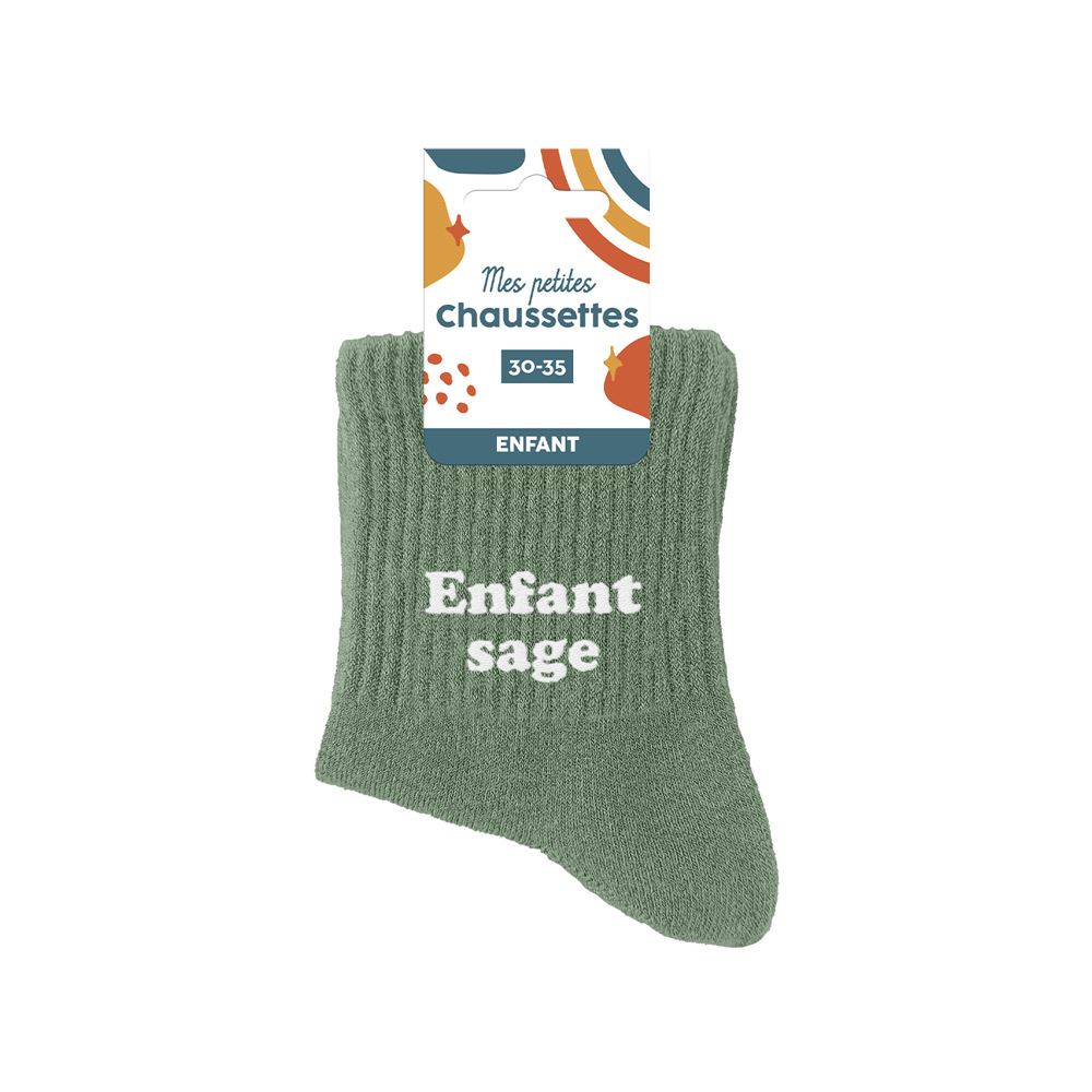 Chaussettes enfant enfant sage 6-10ans garcon — Chaussettes à Paillettes