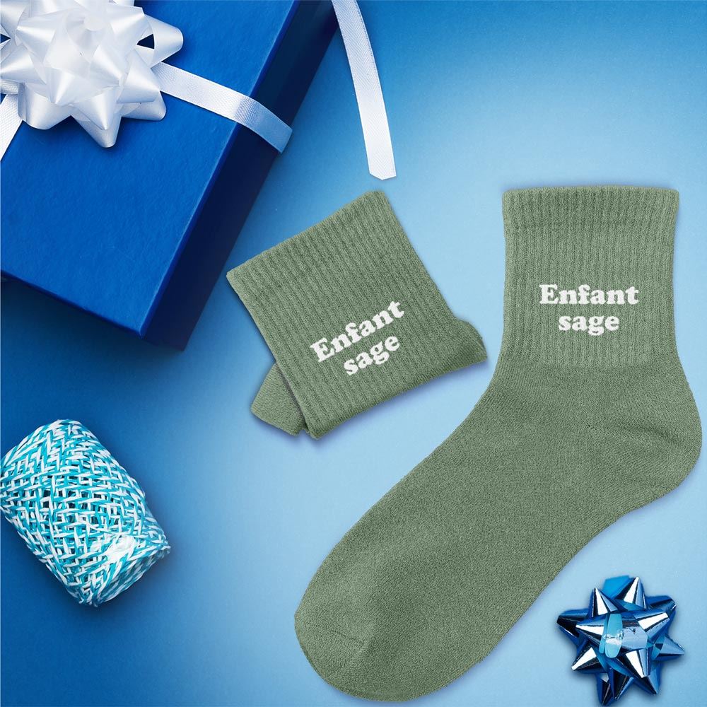 Chaussettes enfant enfant sage 6-10ans garcon — Chaussettes à Paillettes