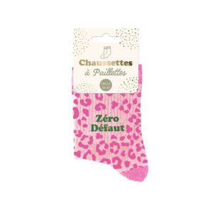 Chaussettes à Paillettes leopard zero defaut
