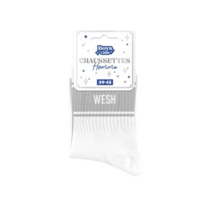 Chaussettes homme a bandes wesh