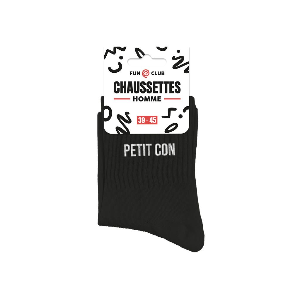 Chaussettes noires petit con homme — Chaussettes à Paillettes