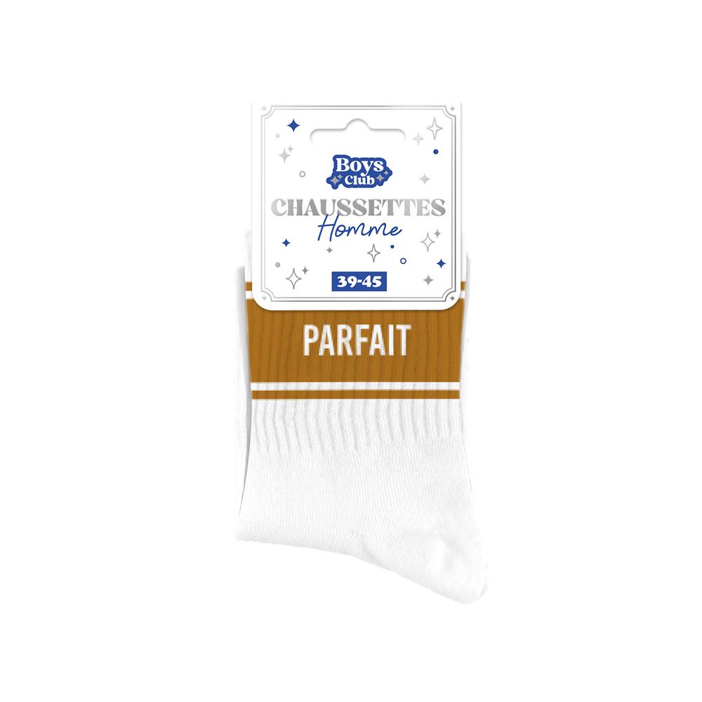 Chaussettes homme a bandes parfait — Chaussettes à Paillettes