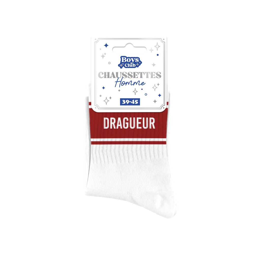 Chaussettes homme a bandes dragueur — Chaussettes à Paillettes