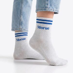 Chaussette à Paillette A Bandes Morue