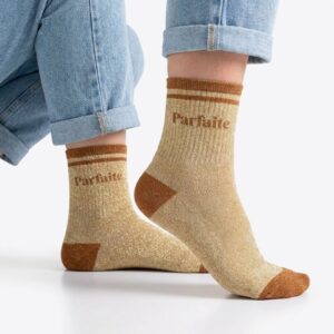 Chaussette à Paillette A Bandes Parfaite