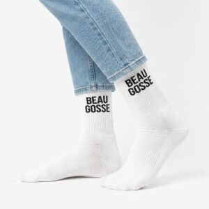 Chaussettes blanches beau gosse homme