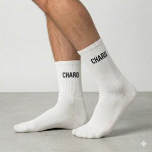 Chaussettes blanches charo homme