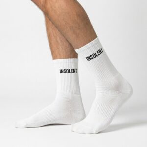 Chaussettes blanches insolent homme