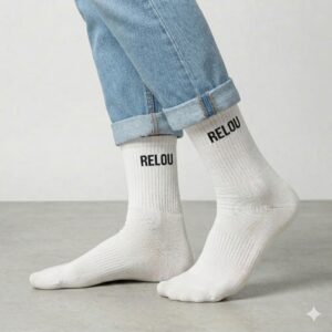 Chaussettes blanches relou homme