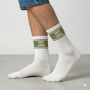 Chaussettes homme a bandes papy cheri