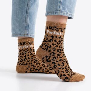 Chaussettes à Paillettes leopard parfaite