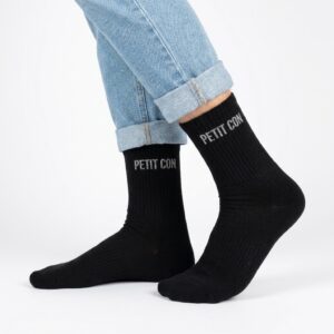 Chaussettes noires petit con homme
