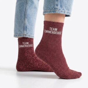 Chaussette à Paillette Team Emmerdeuse
