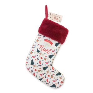 Chaussette deco noel "mon 1er noel" — Chaussettes à Paillettes