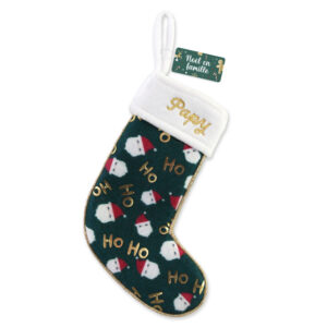 Chaussette deco noel "papy" — Chaussettes à Paillettes