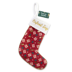 Chaussette deco noel "enfant sage" — Chaussettes à Paillettes